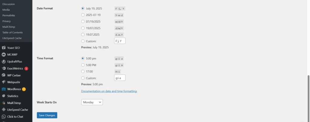 Steps to design a WordPress website